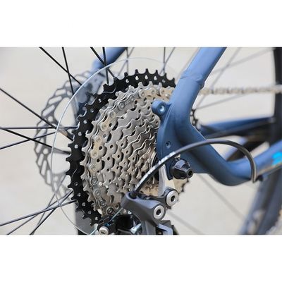 MTB de bicicleta de montanha dobrável com capacidade de carga de 150 kg e suspensão completa de 27,5 polegadas