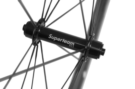 Superteam 38mm Road Wheelset com sistema de travagem em V e R13 Black Hub Elbow