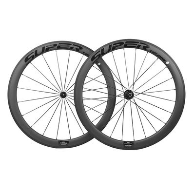 Superteam Wheelset de fibra de carbono A atualização perfeita para lâminas de bicicleta abertas e V freio