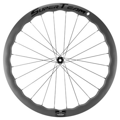 Superteam personalizado 25mm Largura 45mm Profundidade Clincher Carbono rodas de bicicleta