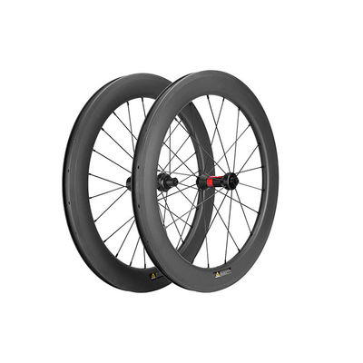 1300 kg 451 Carbono Roda de bicicleta sem tubo Ultra leve Toray Material de fibra de carbono