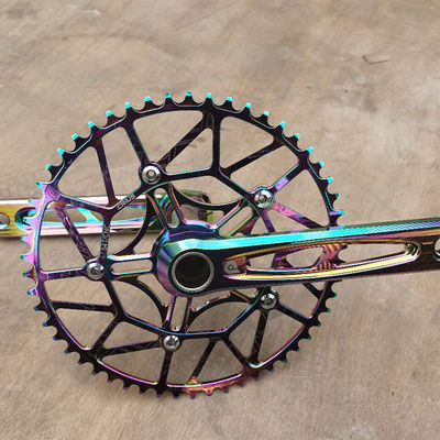 Litepro Plus Crankset de bicicleta 54T 170mm BCD 130mm Alumínio Ligação Crankset oca por Crius