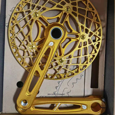 53T 56T 58T Bicicletas de estrada Alumínio liga CNC Litepro Plus Crankset de bicicleta 130mm BCD