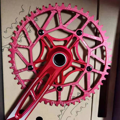 53T 56T 58T Bicicletas de estrada Alumínio liga CNC Litepro Plus Crankset de bicicleta 130mm BCD