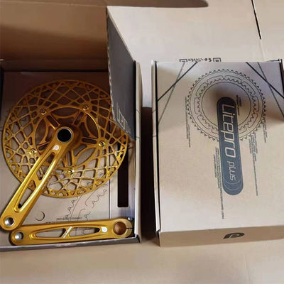 53T 56T 58T Bicicletas de estrada Alumínio liga CNC Litepro Plus Crankset de bicicleta 130mm BCD