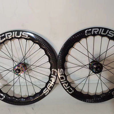 BMX Carbon Wheelset 1.8kg Peso para Crius Bicicleta dobrável Desempenho duradouro