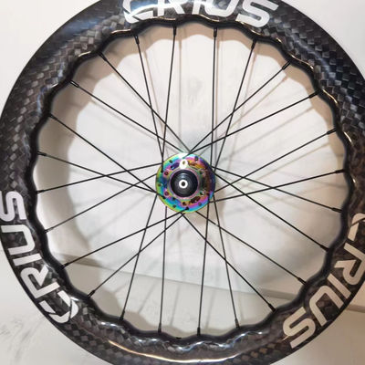 BMX Carbon Wheelset 1.8kg Peso para Crius Bicicleta dobrável Desempenho duradouro