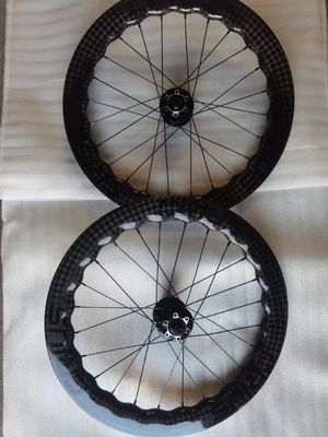 BMX Carbon Wheelset 1.8kg Peso para Crius Bicicleta dobrável Desempenho duradouro