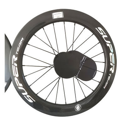 451 Brake de disco 3K brilhante Hub de rolamento de cerâmica lâmina Spokes Superteam Wheelset de carbono
