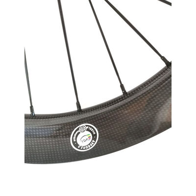 451 Brake de disco 3K brilhante Hub de rolamento de cerâmica lâmina Spokes Superteam Wheelset de carbono