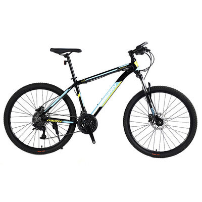 Bicicleta Ininterrupta Bicicleta de Montanha com Sus Fork Fork e Cassete para disco de freio Hub