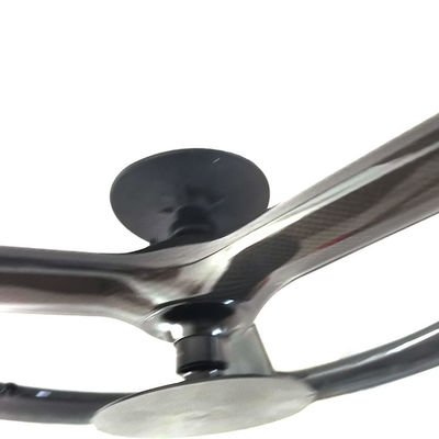 Super Team 451 3K Grosy Rim Brake Wheelset Preto para Bicicletas de Montanha Profissionais