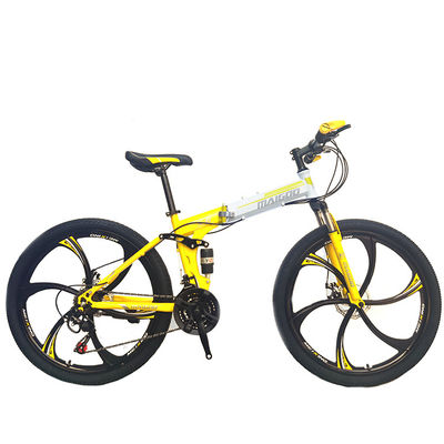 Bicicleta de montanha de 21 velocidades de 26 polegadas de aço com conjunto de descolagem
