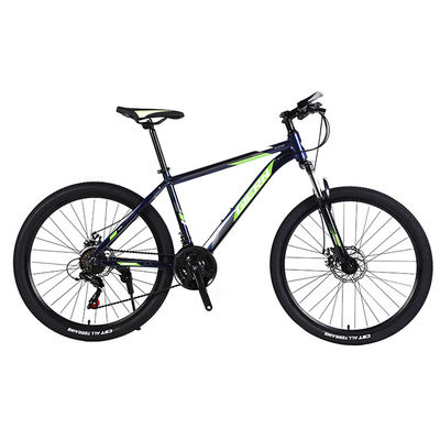 Bicicleta de montanha esportiva de estrutura de aço com largura de pneu de 26 polegadas e travão de disco mecânico Tongli