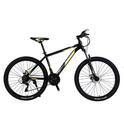 Bicicleta de montanha esportiva de estrutura de aço com largura de pneu de 26 polegadas e travão de disco mecânico Tongli