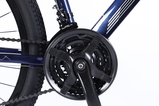 Bicicleta de montanha esportiva de estrutura de aço com largura de pneu de 26 polegadas e travão de disco mecânico Tongli