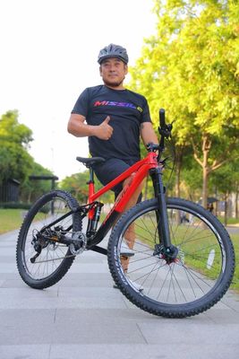 MISSILE 31.6 * 350 Alumínio Assento Post 27.5 polegadas Suspensão dupla MTB Mountain Bike Downhill
