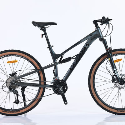 Bicicleta de montanha de cauda macia com manilha de alumínio