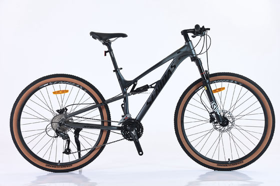 Bicicleta de montanha de cauda macia com manilha de alumínio