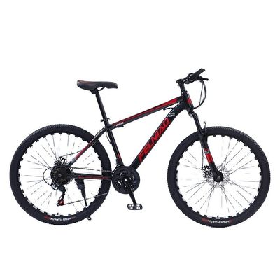 Bicicleta de montanha de nível de entrada com estrutura de suspensão completa e borda de alumínio