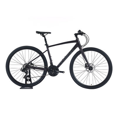 700*35C Pneus Flat Bar Adventure Bike com pedal comum e material de garfo de alumínio
