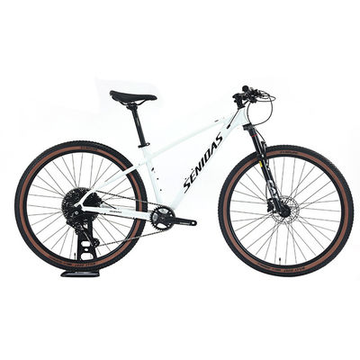 Bicicleta de montanha de modelo básico de estrutura de alumínio com engrenagens de 7 velocidades e freio de disco hidráulico