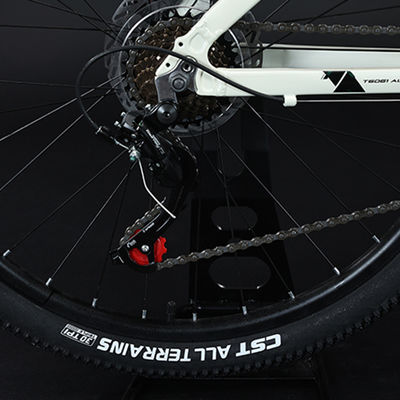 Bicicleta de montanha de modelo básico de estrutura de alumínio com engrenagens de 7 velocidades e freio de disco hidráulico