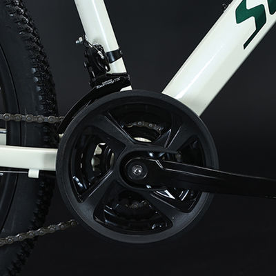 Bicicleta de montanha de modelo básico de estrutura de alumínio com engrenagens de 7 velocidades e freio de disco hidráulico