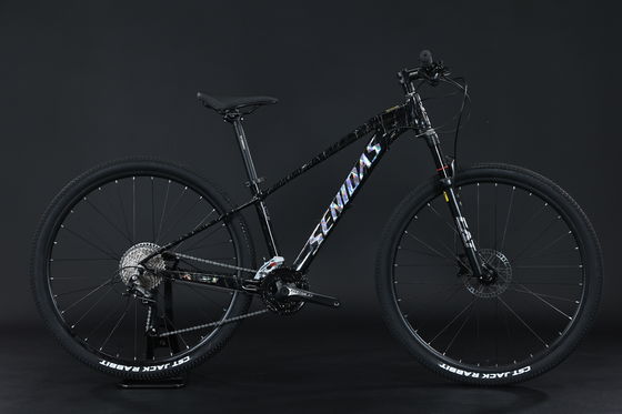 Speed Mountain Bike com manilha de alumínio e sistema de travagem hidráulico Shimano