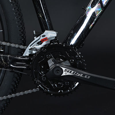 Speed Mountain Bike com manilha de alumínio e sistema de travagem hidráulico Shimano