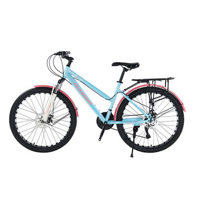 Freio de disco mecânico 21 velocidades Estrutura de aço bicicleta de estrada de montanha para bicicleta de viagem da cidade