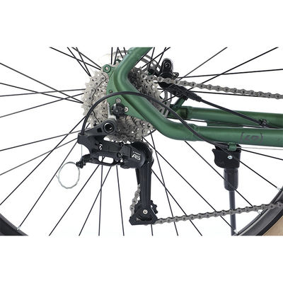 30.5 polegadas Bicicleta de montanha Alumínio estrutura de liga de 18 velocidades engrenagens mecânicas disco de freio conjunto