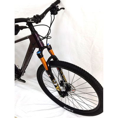 Bicicleta de estrada de fibra de carbono leve com engrenagens de velocidade única