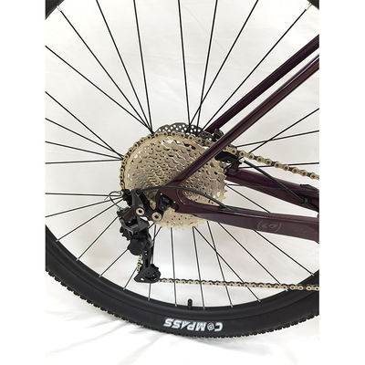 Bicicleta de estrada de fibra de carbono leve com engrenagens de velocidade única