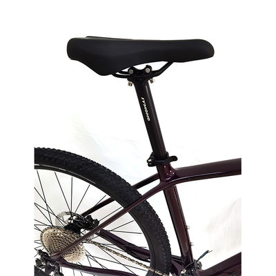Bicicleta de estrada de fibra de carbono leve com engrenagens de velocidade única