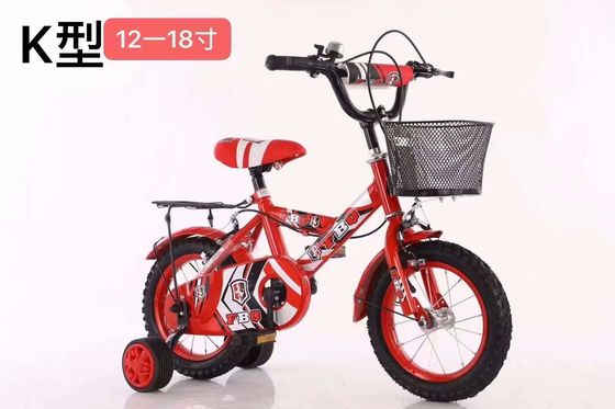 Ferro 12 polegadas crianças bicicleta com rodas de treinamento nível de entrada bicicleta para crianças 12 14 16 18 20 polegadas com portador