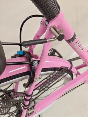 24 polegadas de bicicleta da cidade de velocidade única bicicleta da cidade travão de disco com luz dinamo