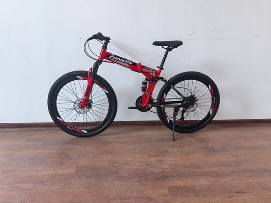 bicicleta de montanha dobrável de 26 polegadas com suspensão bicicleta dobrável de 26 polegadas com freios de disco