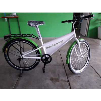 26 polegadas de bicicleta urbana pesada com freio de montanha-russa bicicleta publicitária com cartaz
