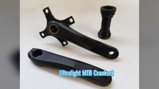 Pedaleira MTB leve 170 mm em liga 104BCD